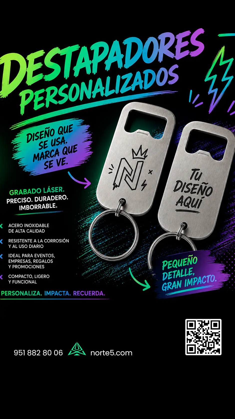 Llaveros destapadores personalizados